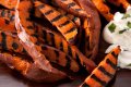 Grilled Sweet Potatoes with Sour Cream ...