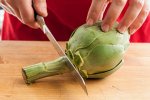 Steamed Artichokes with Green Garlic Aioli Recipe