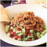 Eggplant, Lentil, and Bulgur Salad