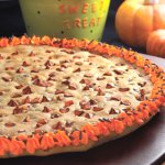 Halloween “Swirled” One Big Cookie