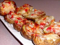 Tex Mex Stuffed Potato Skins