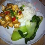 Pan-Fried Tofu with Spicy Lemongrass Sauce