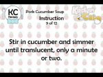 Pork Cucumber Soup - Kitchen Cat