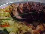 Asian Pork Tenderloin With Spicy Asian Cole Slaw