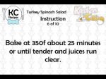 Turkey Spinach Salad - Kitchen Cat