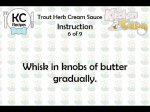 Trout Herb Cream Sauce - Kitchen Cat