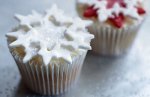 Snowflake carrot cupcakes recipe