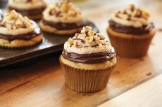 Chocolate Hazelnut and Peanut Butter Cupcakes