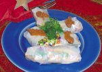 Fam’s Spring Rolls with Peanut Sauce Recipe