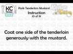 Pork Tenderloin Mustard - Kitchen Cat