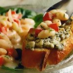 Tuscan Bean Salad Gorgonzola Bruschetta - ...