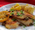 Fish Fillets With Lemon and Caper Sauce