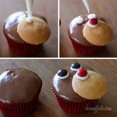 Rudolph the Red Velvet Cupcake