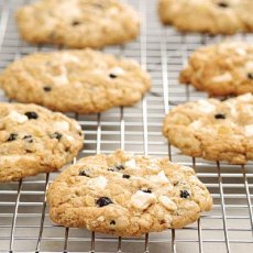 Blueberry & White Chocolate Chunk Ginger Cookies