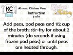 Almond Chicken Peas - Kitchen Cat
