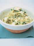 Ribbon celeriac salad