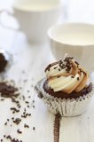 Chocolate Cupcakes with Nutella, Almond Butter and Vanilla Cream Cheese Frosting Recipe