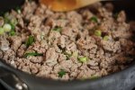 Ground Turkey with Potatoes and Spring Peas