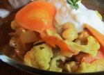 Coconut Curry With Cauliflower, Carrots, ...