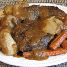 Mom's Pot Roast with Vegetables and Gravy