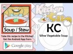 Wine Vegetable Soup - Kitchen Cat