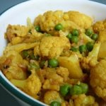 Cauliflower Peas Saute Recipe