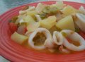 Potato and Baby Squid Stew