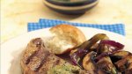 Grilled Steaks with Horseradish-Mustard Sauce