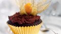 Chocolate and physalis cupcakes recipe