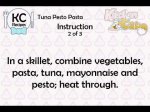 Tuna Pesto Pasta - Kitchen Cat