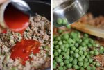 Ground Turkey with Potatoes and Spring Peas