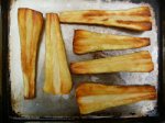 dry bones: roasted parsnips are perfect for halloween!
