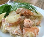 Saucy Salmon, Fennel and Potato Gratin ...