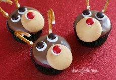 Rudolph the Red Velvet Cupcake