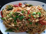 Thai Noodles With Spicy Peanut Sauce