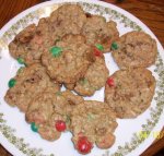 Leftover Halloween Candy Cookies