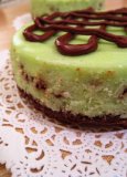 Mint Chocolate Chip Cheesecake