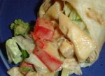 Ginger-Peanut Chicken-Salad Wraps ...