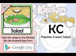 Peaches Cream Salad - Kitchen Cat