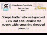 African Banana Peanut Cake - Kitchen Cat