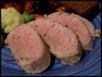 Loin of Pork in White Wine With Garlic, Fennel and Rosemary