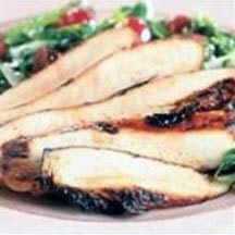 Balsamic Chicken on Minted Spinach, ...