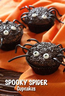 Spooky Spider Cupcakes