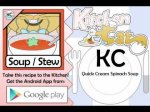 Quick Cream Spinach Soup - Kitchen Cat
