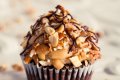 Chocolate Peanut Butter Pretzel Cupcakes