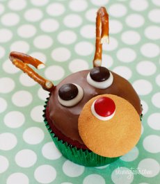 Rudolph the Red Velvet Cupcake