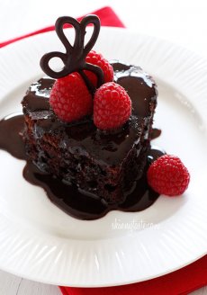 Homemade Skinny Chocolate Cake