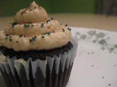 Dangerously Delicious Dark-Chocolate Bailey's Cupcakes