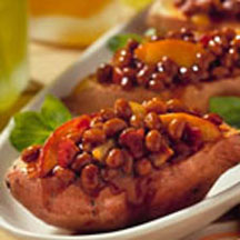 Grilled Stuffed Sweet Potatoes