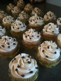 Chocolate Chip Cookie Dough Cupcakes